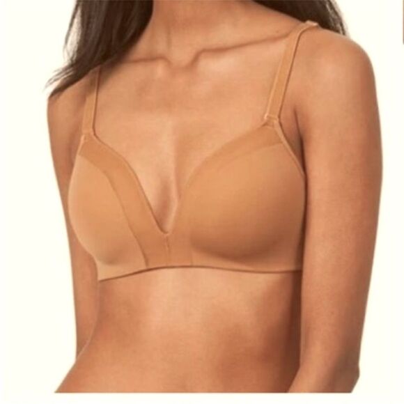 Lively All-Day Deep V No-Wire in Latte 34 NWOT - Picture 1 of 7